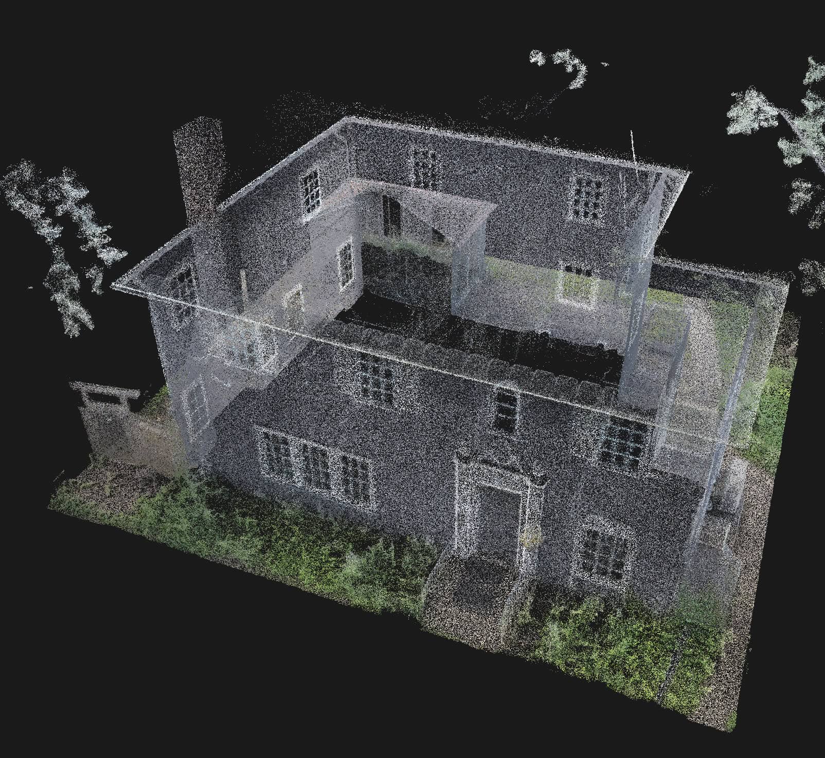 residential lidar scan
