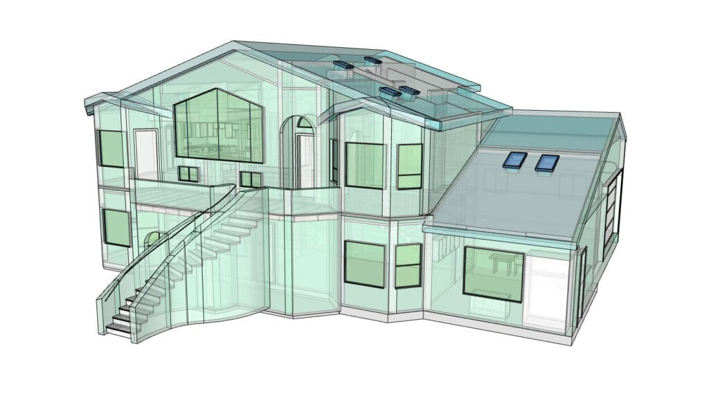 residential lidar scan